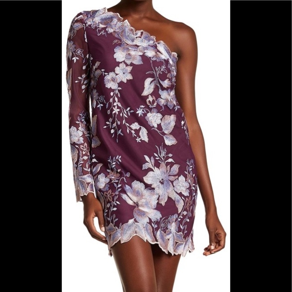Free People Rosalie Mini Dress One Shoulder 0